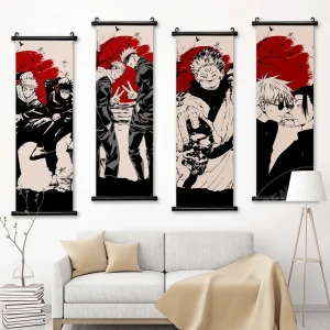 Accessoire Jujutsu Kaisen Toile Roulée 25x75