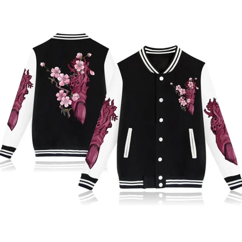 Jacket Jujutsu Kaisen Sukuna doigt Varsity