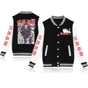 Jacket Jujutsu Kaisen Toji Fushiguro Varsity