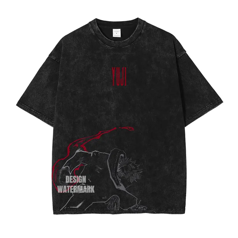 T-shirt Jujutsu Kaisen Itadori Black Flash 1